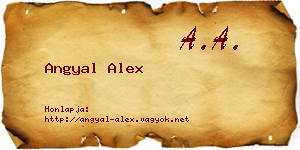 Angyal Alex névjegykártya